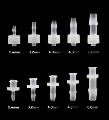 Interne/Externe gegraven Luer slot adapter Man/Vrouwe Luer slot aan buis connector